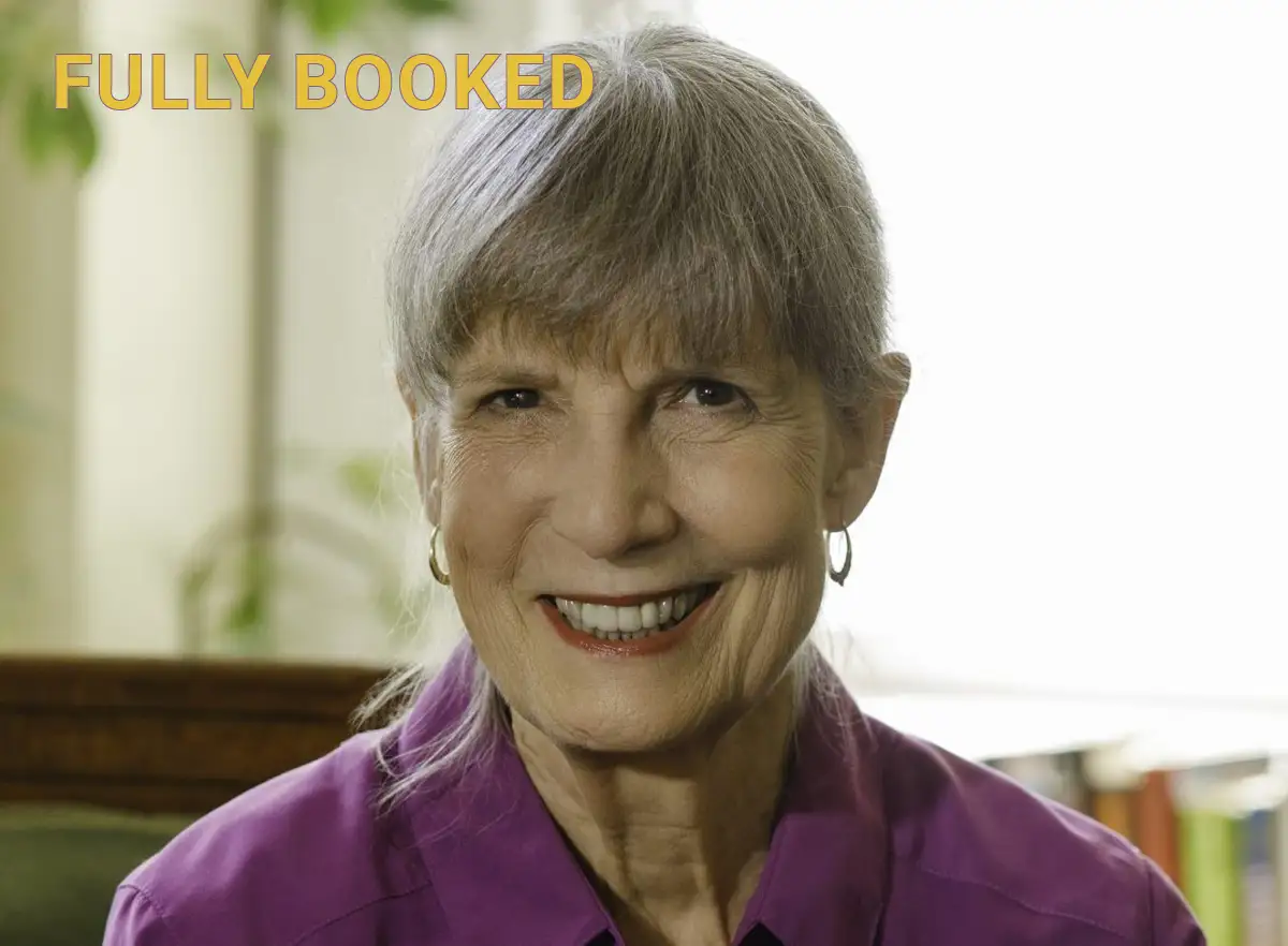 dr nancy mcwilliams psychotherapist with words FULLY BOOKED